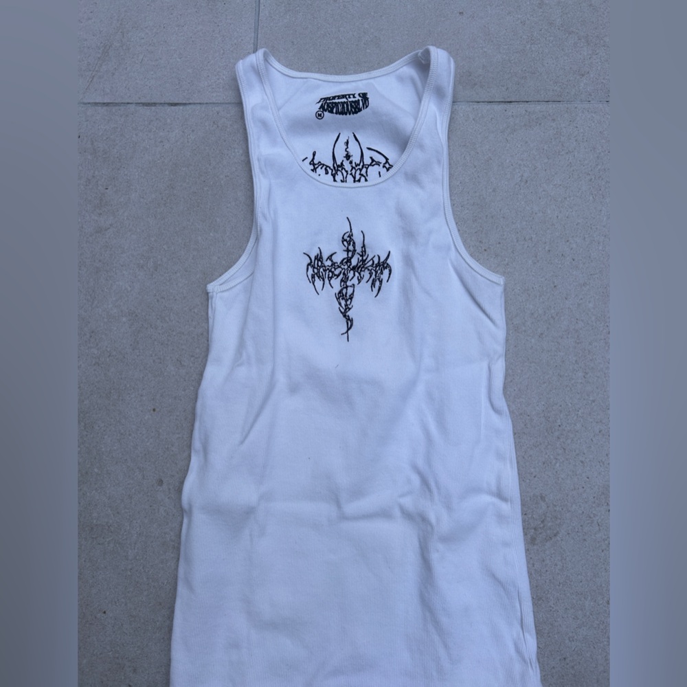 RARE White Property of AUSPICESBLVD Tank